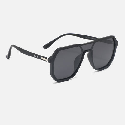 Gabi Gabi, Rock, Black Acetate Frame, Black Lenses