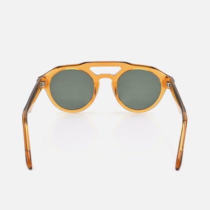 Aluinn Brown Acetate Frame Grey Lenses